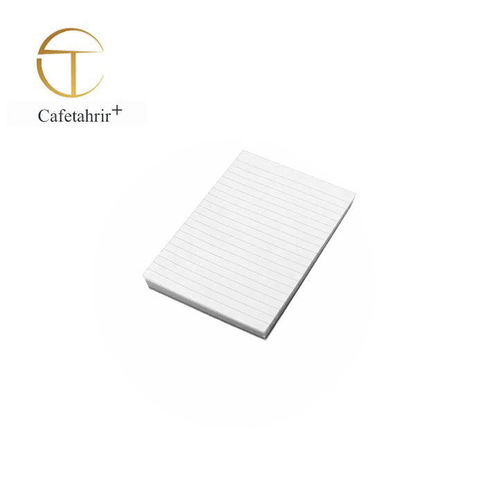 کاغذ یادداشت پشت چسب دار خط دار پست ایت سفید رنگ sam  سایز a5